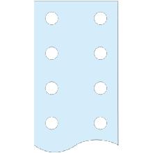 Barra preforata V 80X10 - SCHNEIDER ELECTRIC LVS04528 product photo