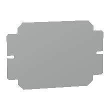 Piastra di fondo 150x200 per Spacial SBM - SCHNEIDER ELECTRIC NSYMM12SB product photo