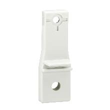 staffe in materiale isolante per fissaggio a parete RAL 7035 4pz - SCHNEIDER ELECTRIC NSYPFPLM32G product photo