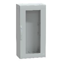 Armadio in poliestere con porta trasparente 1000x500x320 IP65 RAL 7035 - SCHNEIDER ELECTRIC NSYPLA1053TG product photo