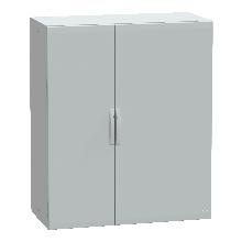 Armadio in poliestere con porta liscia 1500x1250x620 IP65 RAL 7035 - SCHNEIDER ELECTRIC NSYPLA15126G product photo
