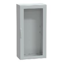 Armadio in poliestere con porta trasparente 1500x750x420 IP65 RAL 7035 - SCHNEIDER ELECTRIC NSYPLA1574TG product photo