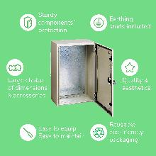 PORTA TRASPARENTE 1000X800X300 S3D 7035 - SCHNEIDER ELECTRIC NSYS3D10830T product photo