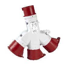 MOLTIPLICATORE ST.3U 3PT 16A 380V IP67 - SCHNEIDER ELECTRIC PKZM712 product photo