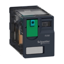 RELE MINIATURA 4 NC/NO 24VDC 6A - SCHNEIDER ELECTRIC RXM4AB1BD - SCHNEIDER ELECTRIC RXM4AB1BD product photo