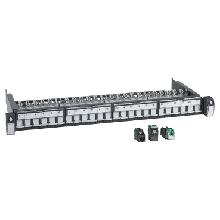 Actassi 19' con 24 RJ45 S-One cat.5e UTP - SCHNEIDER ELECTRIC VDIG118241U50 - SCHNEIDER ELECTRIC VDIG118241U50 product photo