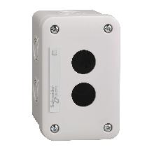 Pulsantiera vuota XAL-E - grigio chiaro - 2 fori - IP54 - PER XB7 D.22 MM - SCHNEIDER ELECTRIC XALE2 product photo