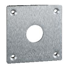 Piastra anteriore - XAP-E - metallo - 1 foro - SCHNEIDER ELECTRIC XAPE301 product photo