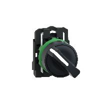 Selettore D.22 - 2 posizioni - sblocco rotazione - leva nero - 1NO - SCHNEIDER ELECTRIC XB5AD21 product photo