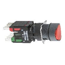 Pulsante rosso D.16 - a incasso ad impulso - 1 NC - SCHNEIDER ELECTRIC XB6AA42B product photo