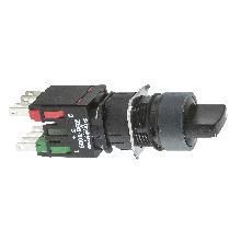 Selettore nero D.16 - leva - 3 posizioni - 1NO+1NC - SCHNEIDER ELECTRIC XB6AD235B product photo