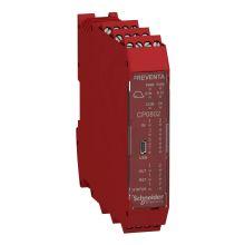 Modulo configurabile modulare di sicurezza 8DI 2DO m.vite - SCHNEIDER ELECTRIC XPSMCMCP0802 product photo