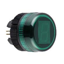Testa per display numerico D. 22 -verde - SCHNEIDER ELECTRIC ZA2VA03 product photo