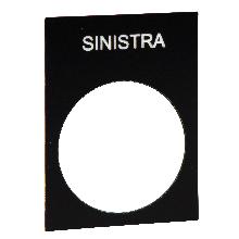 TARGHETTA SINISTRA - SCHNEIDER ELECTRIC ZB2BY2610 - SCHNEIDER ELECTRIC ZB2BY2610 - SCHNEIDER ELECTRIC ZB2BY2610 product photo