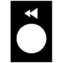 Etichetta - 30x40mm - nero - sollevamento o abbassamento, lento-veloce - SCHNEIDER ELECTRIC ZB2BY2906 product photo