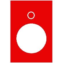 Etichetta - 30 x 40mm - rossa - 0 - SCHNEIDER ELECTRIC ZB2BY2931 product photo