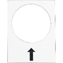 Etichetta - 30 x 40mm - bianca - dx, lento - SCHNEIDER ELECTRIC ZB2BY4907 product photo