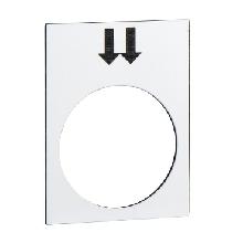 Etichetta - 30x40mm - bianco - destra, veloce - SCHNEIDER ELECTRIC ZB2BY4908 product photo