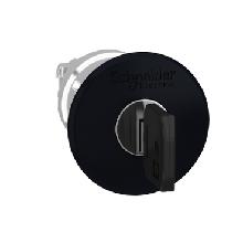 Testa pulsante D.22 - rit. a chiave - fungo D.40mm - nera - SCHNEIDER ELECTRIC ZB4BS12 product photo
