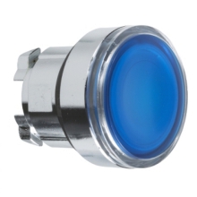 TESTA PULSANTE LUMINOSO BLU LED - SCHNEIDER ELECTRIC ZB4BW363 - SCHNEIDER ELECTRIC ZB4BW363 product photo
