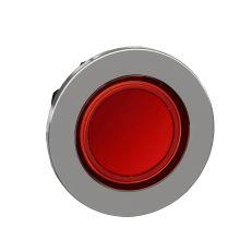 Testa pulsante luminoso  rosso filopannello- per LED universale- Ø30 - SCHNEIDER ELECTRIC ZB4FW343 product photo