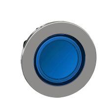 Testa pulsante luminoso  blu filopannello- per LED universale- Ø30 - SCHNEIDER ELECTRIC ZB4FW363 product photo