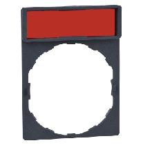 Portaetichetta 24x48mm - etichetta neutra 8x21mm - bianca+gialla per unit?  D.16 - SCHNEIDER ELECTRIC ZB6YD21 product photo