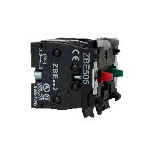 Elemento di contatto - ZBE D.22 - 1NO+1NC - SCHNEIDER ELECTRIC ZBE505 product photo