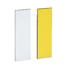 Etichetta neutra 8 x 27mm porta Etichetta 30 x 40mm -bianca + gialla s/marc. - [prezzo per 100 pz] - SCHNEIDER ELECTRIC ZBY0102 product photo
