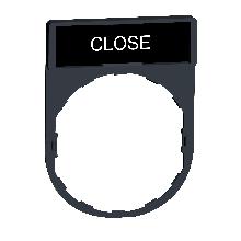Porta etichetta 30 X 40mm - per unit?  D.22 - con etichetta CHIUSURA - SCHNEIDER ELECTRIC ZBY2314 product photo