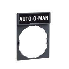 PORTA ETICHETTA+ETICHETTA 'AUTO-O-MAN' - SCHNEIDER ELECTRIC ZBY2685 product photo