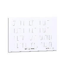 FOGLI DI ETICHETTE - SCHNEIDER ELECTRIC ZBY4100 - SCHNEIDER ELECTRIC ZBY4100 - SCHNEIDER ELECTRIC ZBY4100 product photo