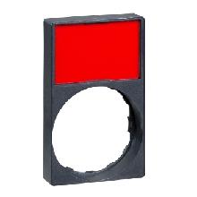 Porta etichetta 30 X 50mm con etichetta neutra per unit?  D.22 testa circolare - SCHNEIDER ELECTRIC ZBY6H101 product photo