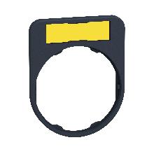 Portaetichetta + etichetta per teste filopannello D.30 - SCHNEIDER ELECTRIC ZBYF4101 product photo