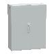 Armadio in poliestere con porta liscia 1250x1000x420 IP65 RAL 7035 - SCHNEIDER ELECTRIC NSYPLA12104G product photo Photo 01 2XS