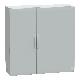 Armadio in poliestere con porta liscia 1250x1250x420 IP65 RAL 7035 - SCHNEIDER ELECTRIC NSYPLA12124G product photo Photo 01 2XS