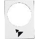 Etichetta - 30x40mm- bianco - avanti, lento-veloce - SCHNEIDER ELECTRIC ZB2BY4915 product photo Photo 01 2XS