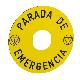 Etichetta circolare D.90 per arresto emergenza PARADA DE EMERGENCIA/logo ISO13850 - SCHNEIDER ELECTRIC ZBY8430 product photo Photo 01 2XS