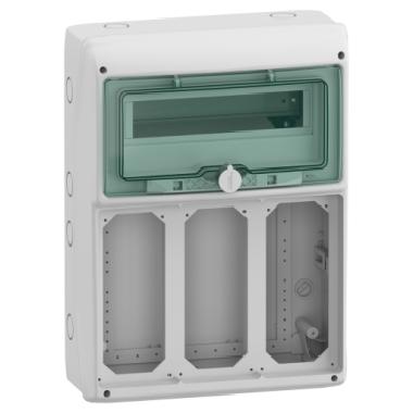 QUADRO IP65 KAEDRA 12+1M.3PR.IB - SCHNEIDER ELECTRIC 10372 - SCHNEIDER ELECTRIC 10372 - SCHNEIDER ELECTRIC 10372 product photo Photo 01 3XL