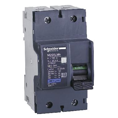 Interruttore solo magnetico NG125L 2P MA 40A 50kA - SCHNEIDER ELECTRIC 18874 product photo Photo 01 3XL