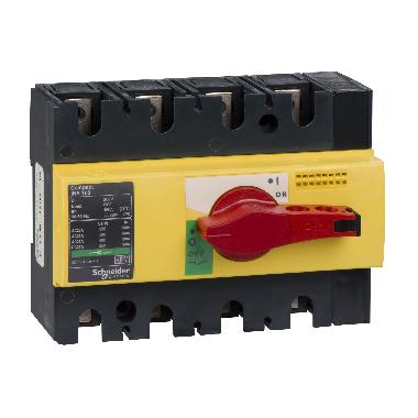 Interruttore / sezionatore Compact INS160 - 160 A - 4 poli - comando emergenza - SCHNEIDER ELECTRIC 28929 product photo Photo 01 3XL