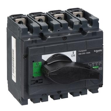 Interruttore / sezionatore Compact INS250 - 100 A - 4 poli - SCHNEIDER ELECTRIC 31101 product photo Photo 01 3XL