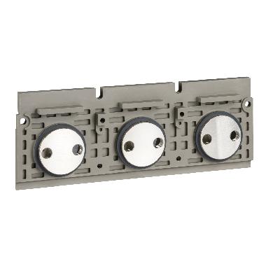 CONNETTORI 3 PZ ATTACCHI VERTICALI SUPERIORI 3P NS/NT FISSO - SCHNEIDER ELECTRIC 33604 product photo Photo 01 3XL