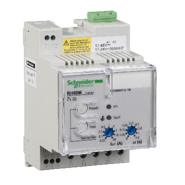 Rel? di protezione corrente differenziale, VigiPacT RH99M, 30mA-30A, 12/24VAC 50/60Hz, 12/48VDC,montaggio su guida DIN - SCHNEIDER ELECTRIC 56170 product photo Photo 01 3XL