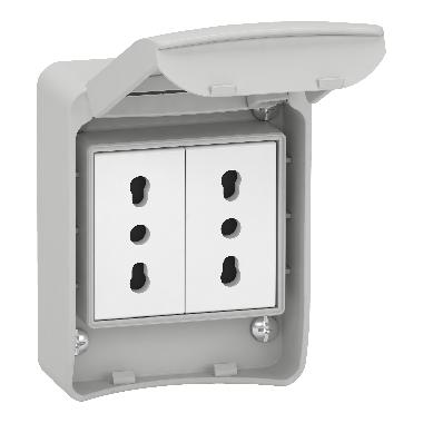 PRESA INC.2XBIVAL.2P+T 230V - SCHNEIDER ELECTRIC 81139 - SCHNEIDER ELECTRIC 81139 - SCHNEIDER ELECTRIC 81139 product photo Photo 01 3XL