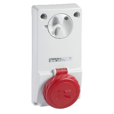 Presa da incasso interbloccata Unika IP65 16A 380V 2P+T - SCHNEIDER ELECTRIC 82084 product photo Photo 01 3XL