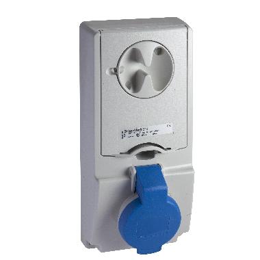 Presa da incasso interbloccata con fusibile Unika IP44 32A 220V 2P+T - SCHNEIDER ELECTRIC 82142 product photo Photo 01 3XL