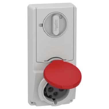 Presa da incasso interbloccata con fusibile Unika IP44 32A 380V 3P+T - SCHNEIDER ELECTRIC 82146 product photo Photo 01 3XL
