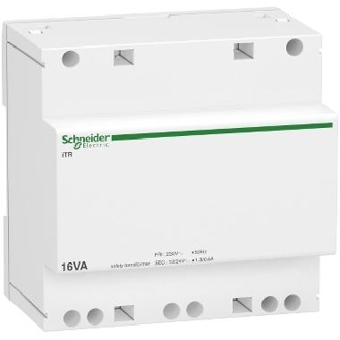 Trasformatore di sicurezza iTR 16VA 12/24Vca - SCHNEIDER ELECTRIC A9A15218 product photo Photo 01 3XL