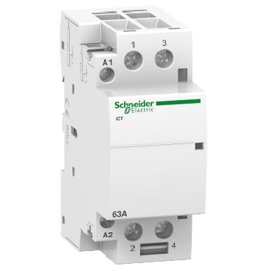 Contattore iCT 2NA 63A comando 24Vca - SCHNEIDER ELECTRIC A9C20162 product photo Photo 01 3XL